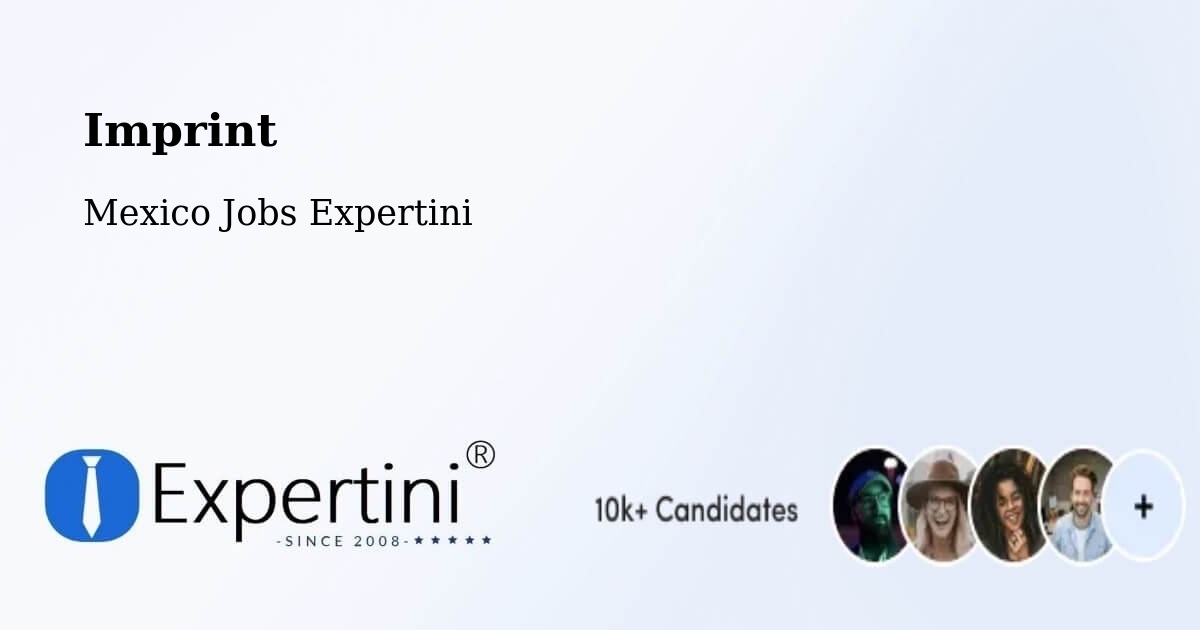 Imprint – Othón P. Blanco - Mexico Jobs Expertini